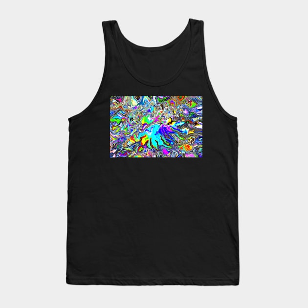 Abstraction #0024 Tank Top by 3DVictory